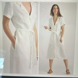 Women’s Quince 100% linen dress size M